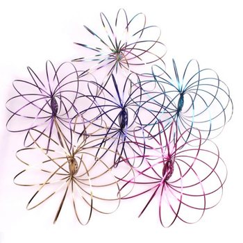 Magični Obroči / Flow Rings - Kinetični 3D Magični Obroč - MULTI COLOR | NA KARTICI (12 kos)