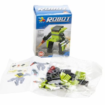 Kocke za Sestavljanje Roboti (12 kosov v Displayu)