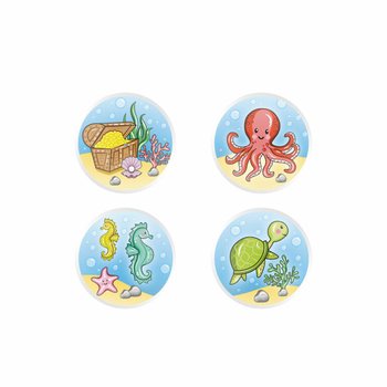 MIX SEA LIFE / MORSKE ŽIVali - SKOČICE Ø3.3 cm (100 kos)