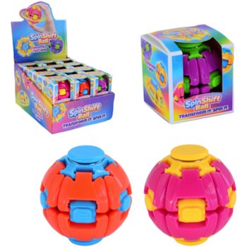 SPIN & POP FIDGET SPINNER ŽOGICA - SPIN SHIFT BALL - V DISPLAYU (24 kos.)