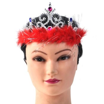 Srebrna Princeskina Krona s Pli&scaron;em - Model 4 (12 kos)