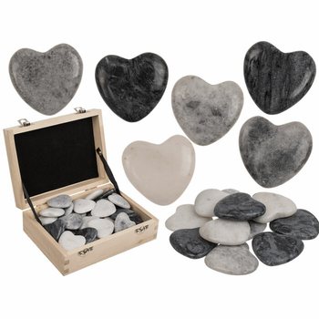 NARAVNI KAMEN V OBLIKI SRCA - WORRY STONES (36 kos)