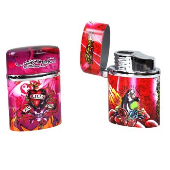 ED HARDY VIHARNI VŽIGALNIK DVOJNI PLAMEN (8 kos.)