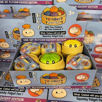 RAGE - Squishy Bun Dumplings VELIKI - ONE SET PU FOAM SQUISHY EDITION (12 kos)