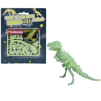 Svetleče 3D dino sestavljanke v temi (24 kos.)