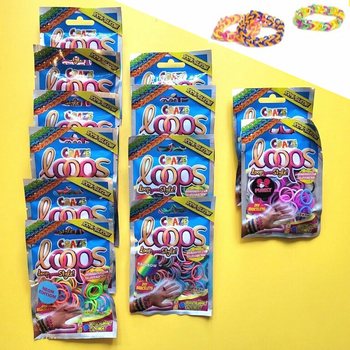 CRAZE LOOPS LOOM - VREČKE PRESENEČENJA - V ZASLONU (12 kosov)