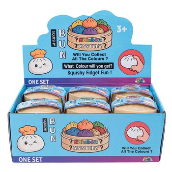 RAGE - Squishy Bun Dumplings VELIKI (Dim. 8.5 x 8.5 x 4.8 cm) - Viralna Fidget igrača 2026 (12 kos)