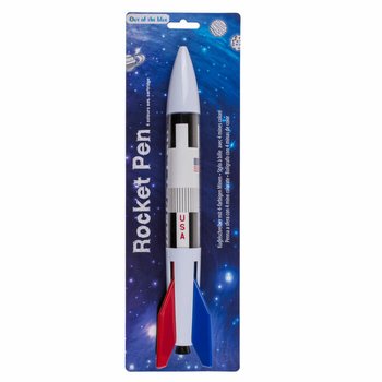 MEGA POCENI | Velik XL Kemični Svinčnik Raketa s 4 Barvami (12 kos)