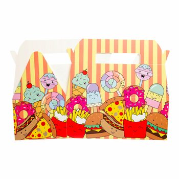 &Scaron;katle za meni Fastfood - 22,5 x 12 x 9,5 cm (24 kosov)