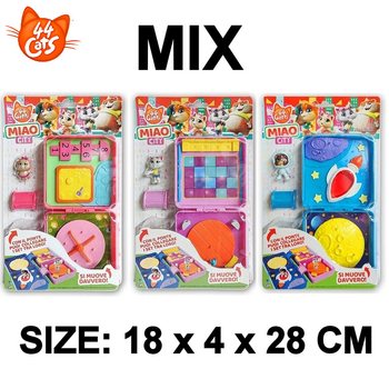 44CATS MIAO CITY NA BLISTRU - 18x4x28 CM - MIX MODELOV (40 kos)
