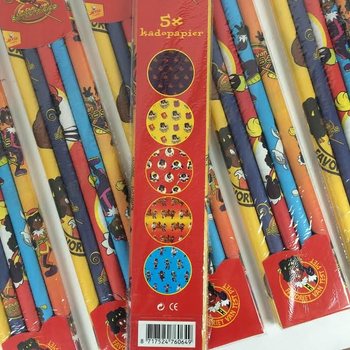 5-delni Zavijalni Papir 'De Club van Sinterklaas'