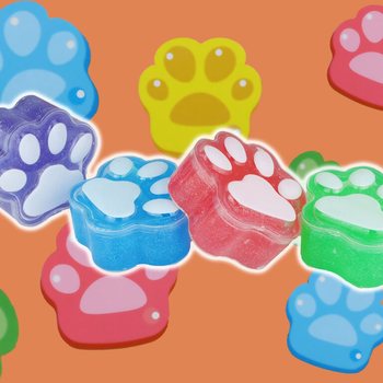 Sluz v obliki pasje tace - Paw Shaped Putty (24 kosov)