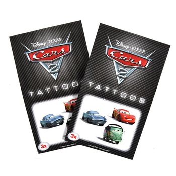 3-delni set otroških tatujev Disney Cars 2 (50 kos)
