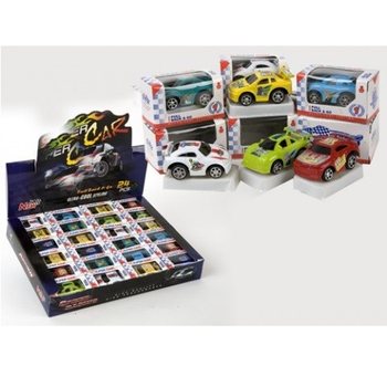 Mini Avtomobilčki na Poteg v Displayu (24 kos.)