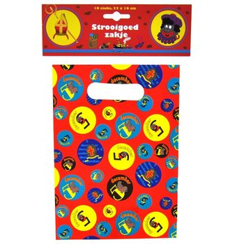 10 Darilnih vrečk Sinterklaas / Miklavž 22 x 16 cm (6 kosov)