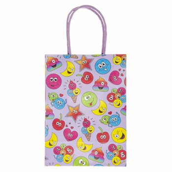Papirnate Darilne Vrečke Smiley - 16x9x22 cm (12 kosov)