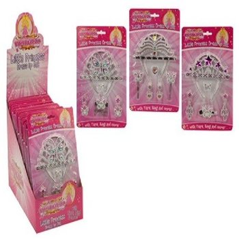 Set Princezinske Tiare na Kartici (24 kos)