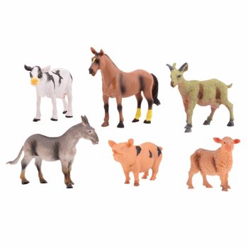 ANIMAL WORLD - IGRALNI SET S 6 FIGURICAMI KMETIJSKIH ŽIVALI (1 kos)