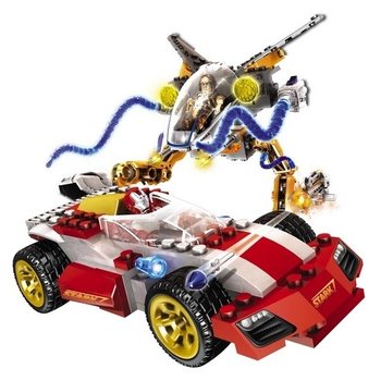MEGA BLOKS Iron Man 2 Whiplash Showdown Igralni set - 1980