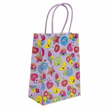 Papirnate Darilne Vrečke Smiley - 16x9x22 cm (12 kosov)