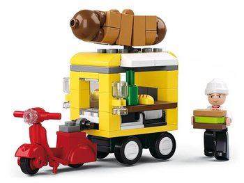 Sluban Voziček s hot dogi M38-B0565 Kocke (1 kos)