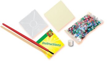 SES Likovni komplet s perlicami za likanje 3D Živali (1 kos)