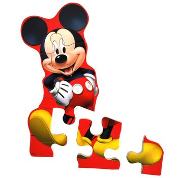Lesena sestavljanka Disney Mickey Mouse Clubhouse v displayu (12 kos)