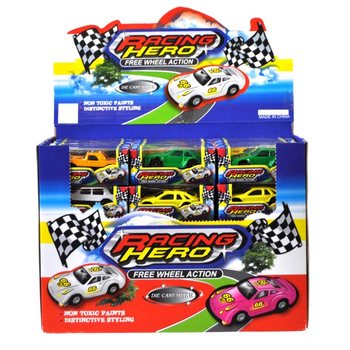Avtomobilčki Die-Cast v Zaslonu (60 kos)