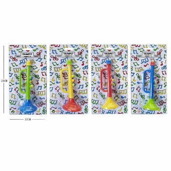 Trobente na Kartici - 15 cm - Mix Barv