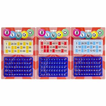 Bingo igralni komplet na kartici (6 kosov)