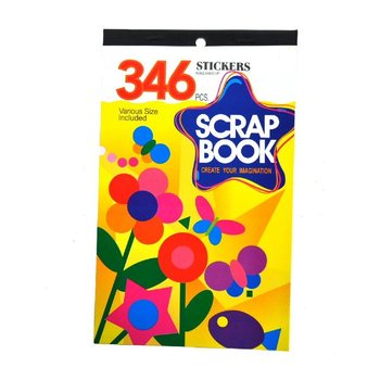 Knjižice z nalepkami SCRAP BOOK (12 kos)