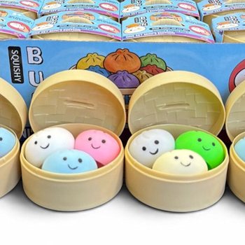 RAGE - Squishy MINI&rsquo;S EDITION Mini Cmokci Dumplings MALI (5.3 x 5.3 x 4.1 cm) Viral 2026 Fidget Toy (24 kos.)