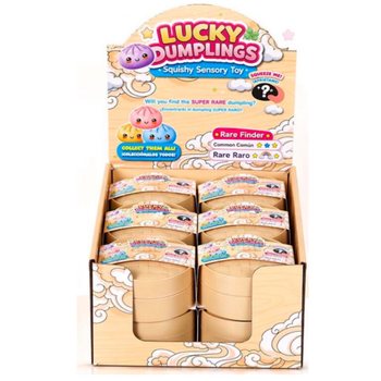 RAGE - LUCKY DUMPLINGS - Squishy Bun Dumplings VELIKI Vel. 8.5 x 8.5 x 4.8 cm - V ZASLONU (12 kos)
