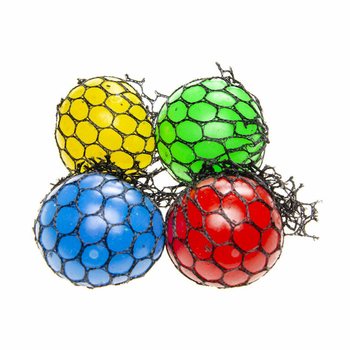 SQUISHY ŽOGA - Premer: 5 CM - ME&Scaron;ANE ŽIVE BARVE V ZASLONU (24 kos)