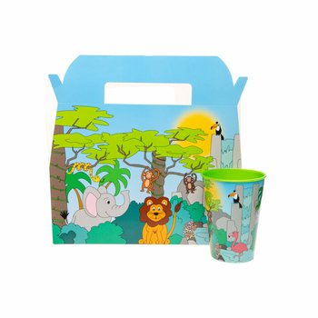 MENUBOX JUNGLE - 22,5 x 12 x 9,5 cm (24 kos)