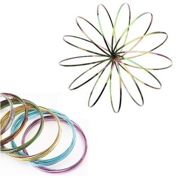 Magični Obroči / Flow Rings - Kinetični 3D Magični Obroč - MULTI COLOR | NA KARTICI (12 kos)