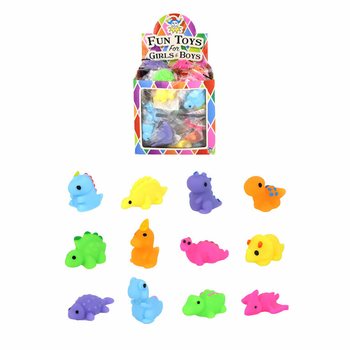 SQUISHY DINOZAVRI ZA SREČELOV - DISPLAY (96 kos)