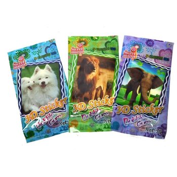 3D nalepke z žvečilnim gumijem (36 kos)