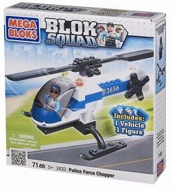 MEGABLOKS BLOK SQUAD POLICIJSKI HELIKOPTER - 2433 (1 kos)