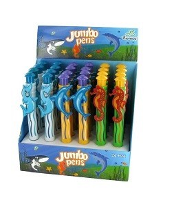 JUMBO KEMIČNI SVINČNIK RIBA V DISPLAYU (24 kos)