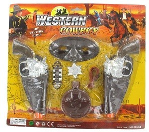 Igralni set WESTERN COWBOY (6 kosov)