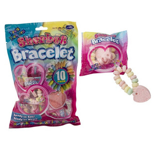 Sladke Zapestnice iz Bonbonov - 10 kosov 12g (Set 12 vrečk)