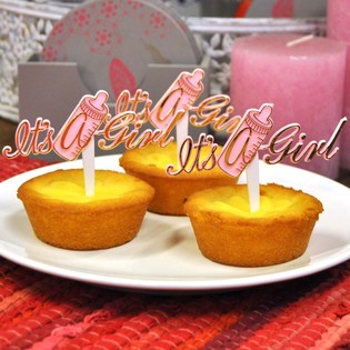 Nabodalca za Cupcakes Rojstvo - It's a Girl (12 kosov)