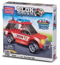 MEGABLOKS BLOK SQUAD GASILSKI SUV - 2432 (2 kos)