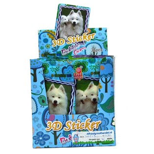 3D nalepke z žvečilnim gumijem (36 kos)