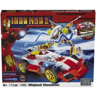 MEGA BLOKS Iron Man 2 Whiplash Showdown Igralni set - 1980