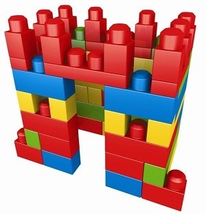 MEGA BLOKS Kocke v Torbi (70 Kosov) - 8309