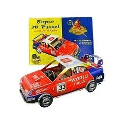 SUPER 3D SESTAVLJANKA "WORLD RALLY" (6 kos)