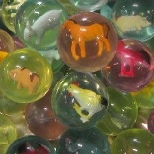 ŽOGICE SKOKAČKE Z ŽIVALMI 4,5 cm (50 kos)
