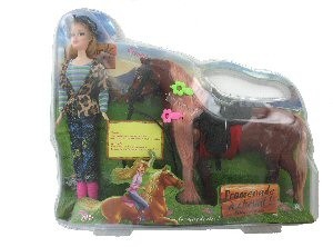 Punčka s Konjem Igralni Set